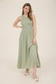 Mixed Media Midi - Light Olive