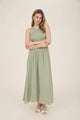 Mixed Media Midi - Light Olive