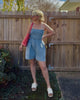 denim romper