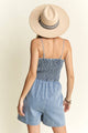 denim romper