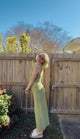 olive green knit skirt