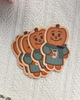 pumpkin girl hand drawn character sticker