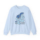 Light blue sweatshirt with abstract design and 'Third Space' text on a white background